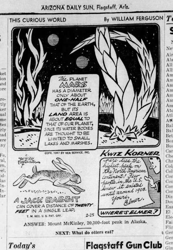 Clipping from Arizona Daily Sun